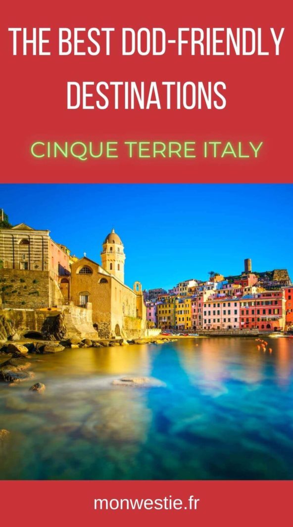 Cinque Terre in Italy is one of the best dog-friendly destination